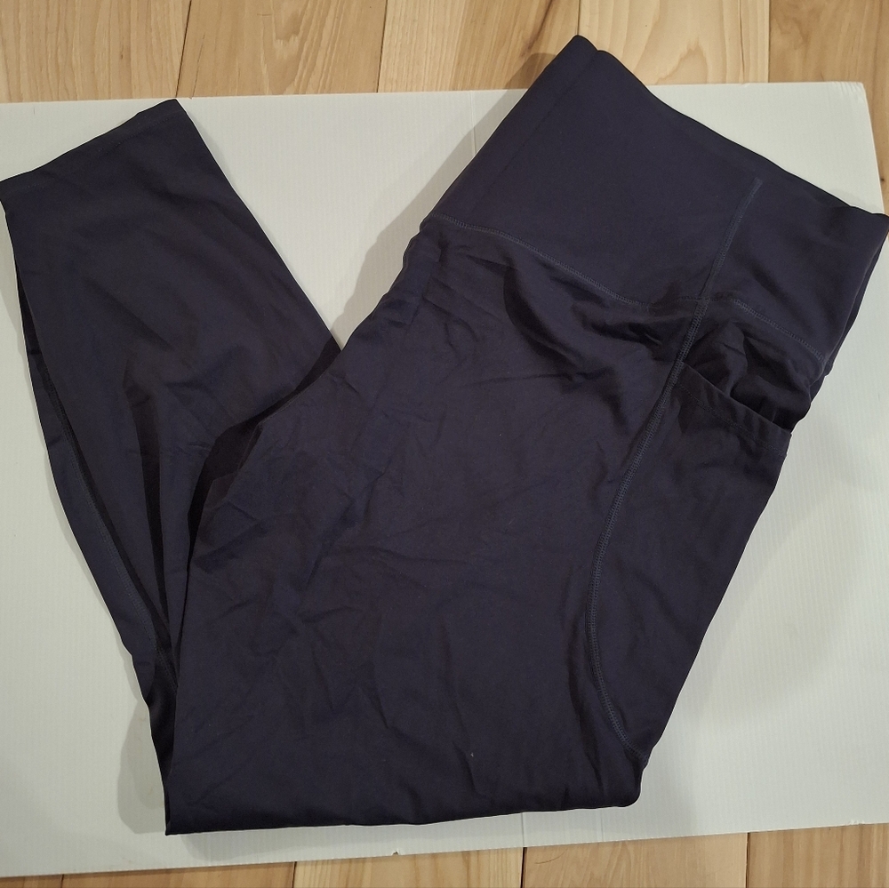 NWT HALARA Leggings 2XL 20W-22W Butt Lifting Shaping Pockets Mood Indigo Blue - Picture 9 of 9